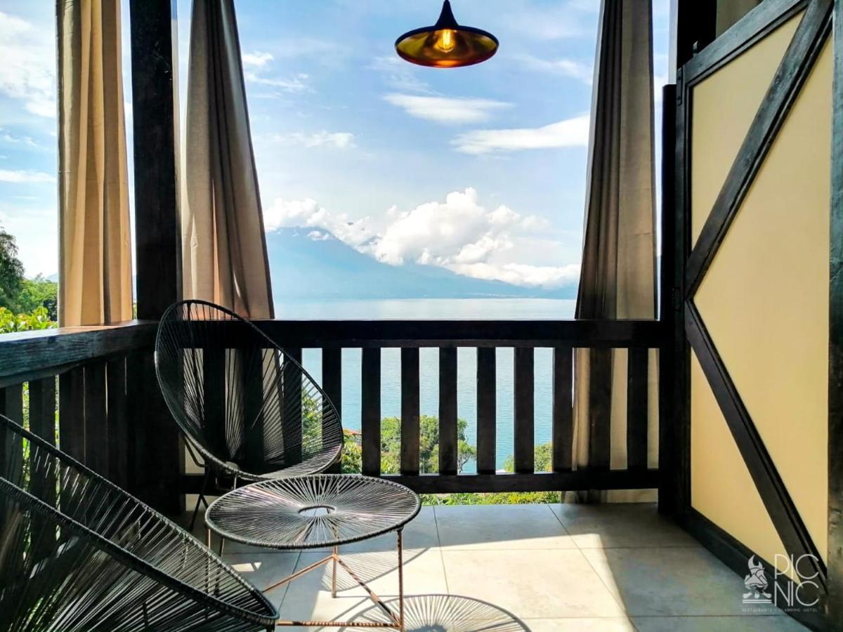 El Picnic Atitlan Hotel Tzununá Buitenkant foto